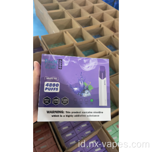 Grosir Randm Glory 4800 Disposable Vape